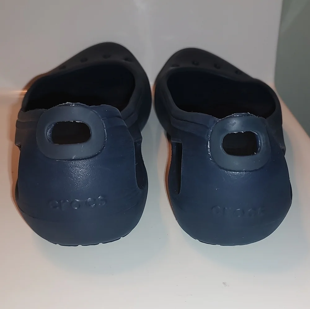 Navy Crocs Kadee Flats